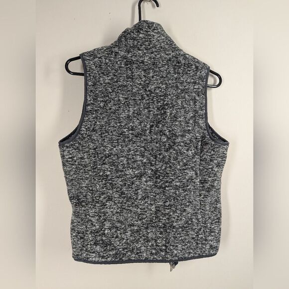 Abercrombie & Fitch Gray Knit Zip-Up Fleece Vest – Size Small - Picture 7 of 8
